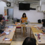 わんちゃんとトピアリー作り