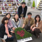 モザイカルチャー（植物アート・トピアリー）制作体験しました！