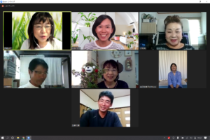 Zoomで「ワイワイ」交流しました