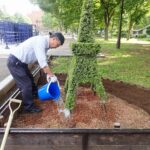 スッキリしました(^^)　日比谷公園のトピアリーたち