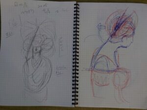 花魁スケッチ①